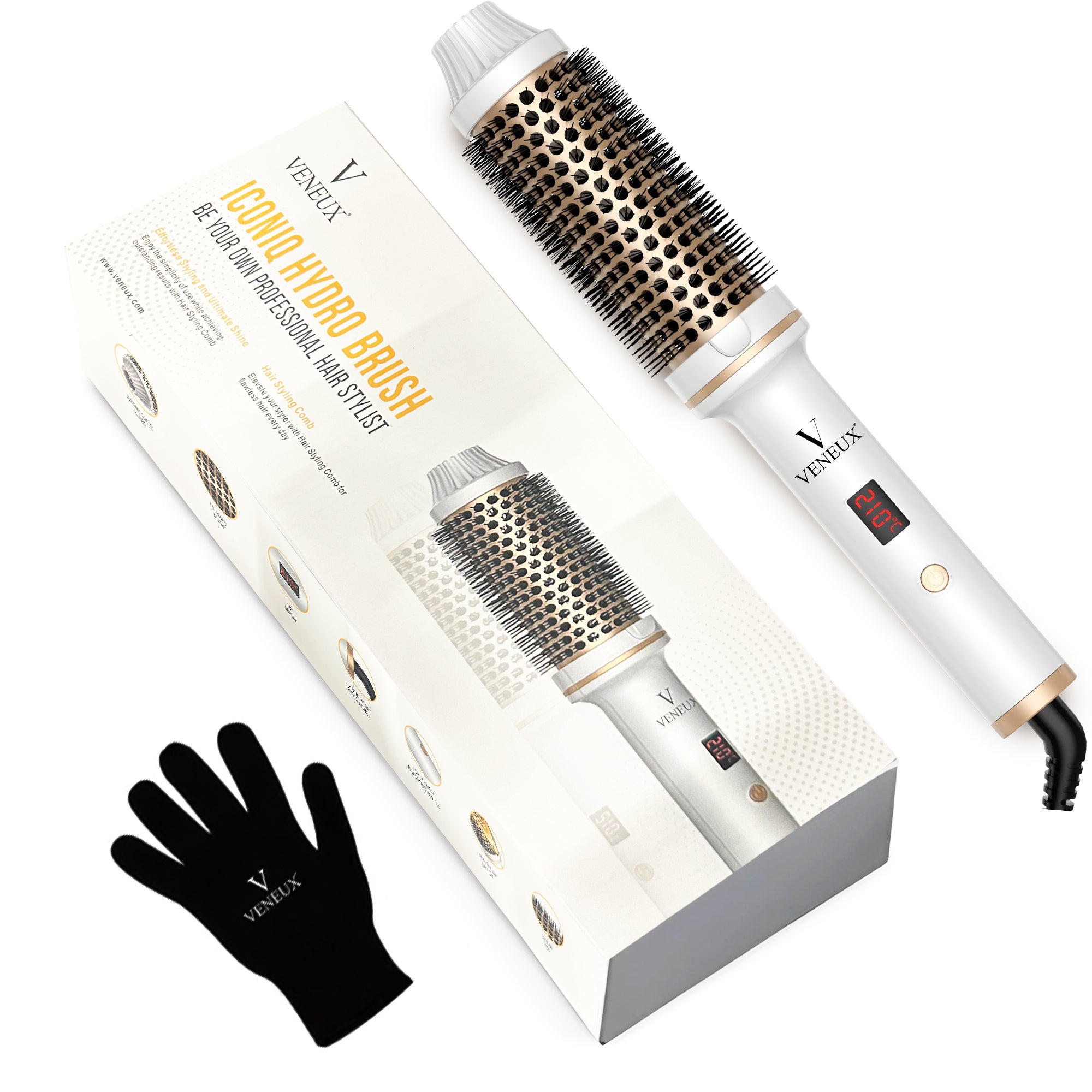Veneux® ICONIQ Haarbürste
