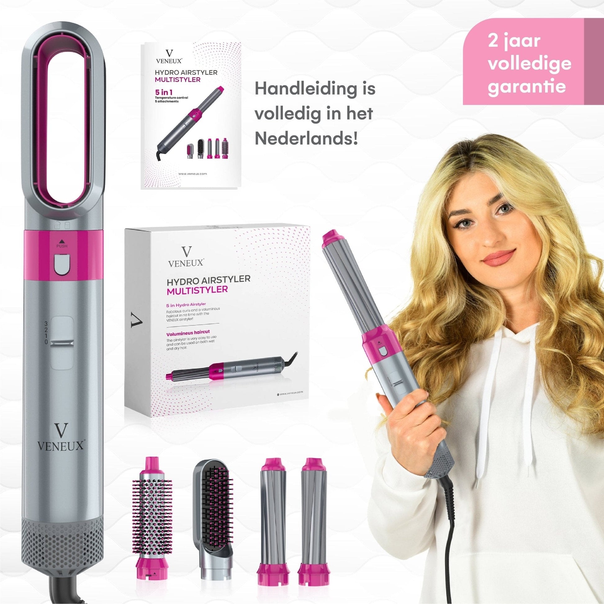 VENEUX® 5-in-1 Airstyler - Krultang - VENEUX