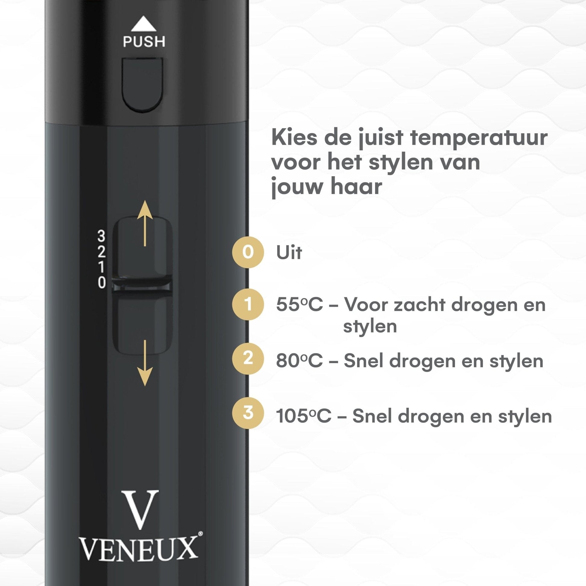 VENEUX® 5-in-1 Airstyler - Krultang - VENEUX