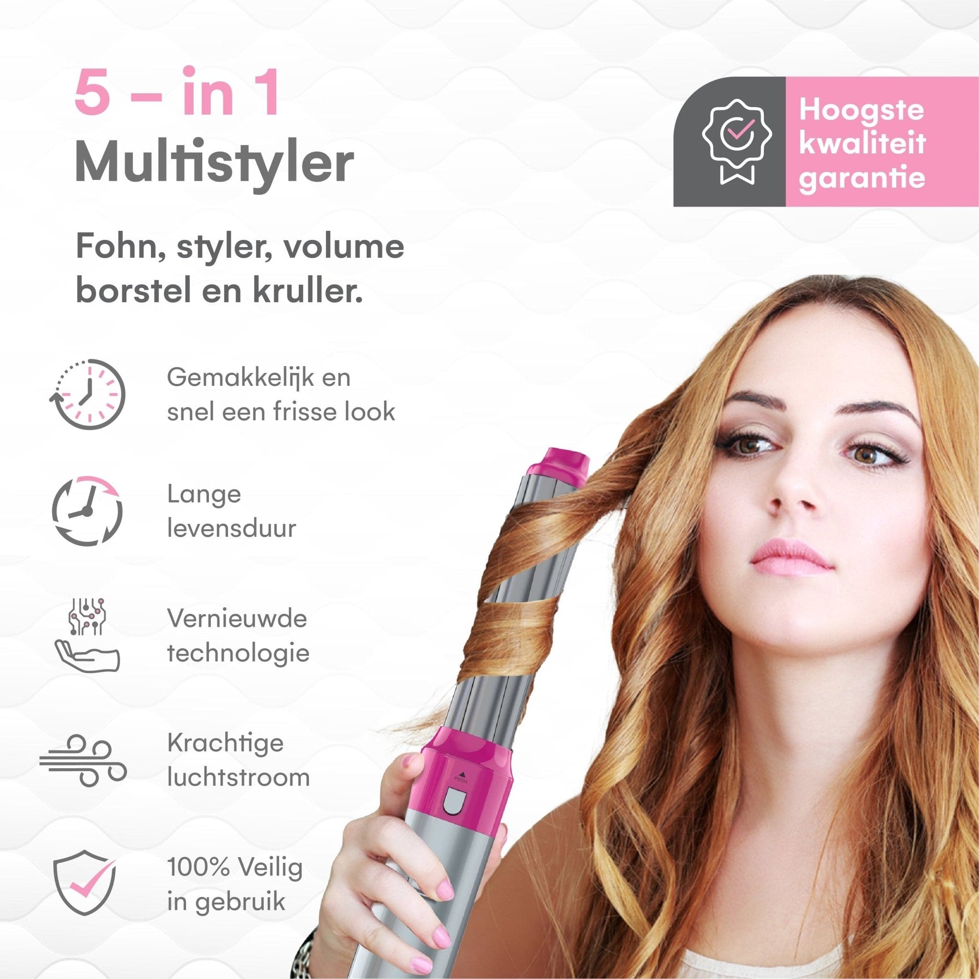 VENEUX® 5-in-1 Airstyler - Krultang - VENEUX