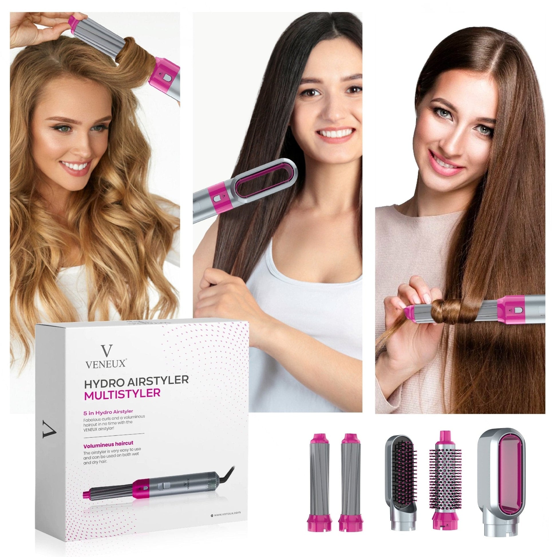 VENEUX® 5-in-1 Airstyler - Krultang - VENEUX